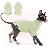 JL WarmPaws fleece cat sweater for hairless cats offers cozy warmth and skin-safe comfort.