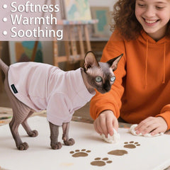 JL WarmPaws mid-weight thermal fabric delivers season-adaptive warmth for cats.