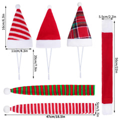 Jmkcoz Christmas scarf red green plush for warm, cozy wear.