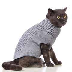 Jnancun Stretchy Cat Sweater sleeveless high-neck design enables easy dressing and chic look.