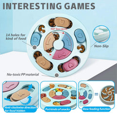 Joansan dog puzzle toy durable non-toxic PVC construction supports long-lasting play