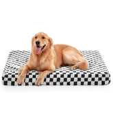 Joejoy dog bed large orthopedic foam side view shows durable support for joints.