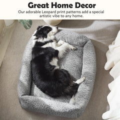 JOEJOY dog bed medium removable cover demonstrates easy-clean convenience.