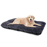 JOEJOY large dog bed grey 40x27 crate pad for crate comfort and longer naps