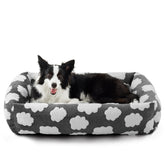 JOEJOY Medium Dog Bed front view showing cozy, supportive corners for calm naps