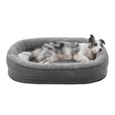 JOEJOY orthopedic dog bed with egg-crate foam for restful comfort and support