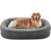 JOEJOY orthopedic dog bed with egg-crate foam delivers supportive rest for large dogs.