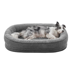 JOEJOY orthopedic dog bed with egg-crate foam for restful comfort and support