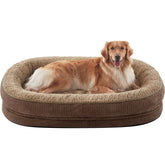 JOEJOY orthopedic dog bed: extra-large foam close-up highlighting egg-crate support for joints