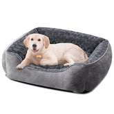 JOEJOY Rectangle Dog Bed fabric close-up for cozy naps and texture detail