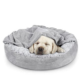 JOEJOY small dog bed hooded cave overview showing privacy-friendly comfort