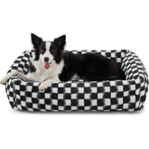 JOEJOY dog bed with orthopedic corduroy offers cozy joint support for peaceful naps.