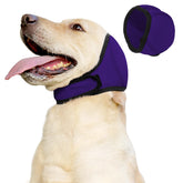 JOHNBOLIN dog ear muffs purple calming hoodie protects ears and eases anxiety