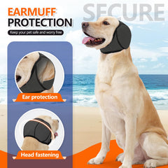 JOHNBOLIN dog ear protection for swimming reduces water contact and irritation.