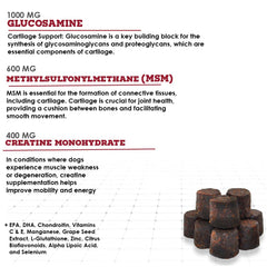Joint MAX triple-strength soft chews label—ingredient details supporting cartilage and joints.