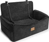 JOEJOY dog car seat elevates the view for a calmer ride.
