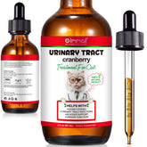 Jollifish Urinary Drops cat bottle helps support healthy bladder function with cranberry extracts.