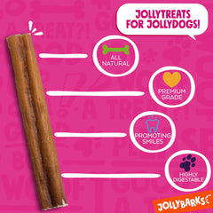 Jolly Barks bully sticks dog chew time keeps dogs entertained