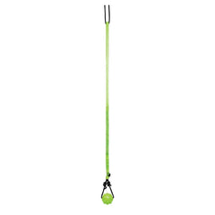 Jolly Pets Tree Tugger setup on a tree stand enables adjustable height solo play.