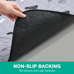 JollyMate anti-slip bottom detail keeps pad in place for mess-free use.