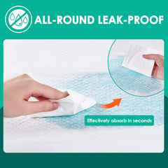 JollyMate quick-drying pad close-up illustrating gel formation for quick containment.