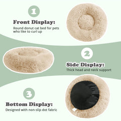 JOLLYVOGUE easy-care bed is machine washable for quick cleanup.