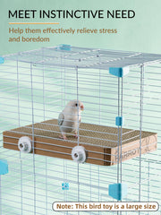 JONS NTY beak cleaning platform; rough surface aids safe beak maintenance.