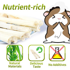 JONSNTY teething toy 11 cm length aids gentle tooth grinding for small animals.