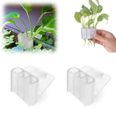 joqepy aquarium plant holder clip design keeps plants secure for healthy growth