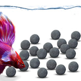 JOR Betta Balls close-up shows color boost and vibrant fins.