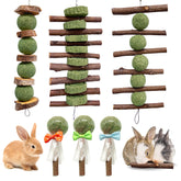 Jorewood bunny chew toys kit for daily dental care and playful chewing.