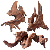 Jorewood driftwood twisted-branch 7-11in for natural aquarium habitat and terrarium climbing