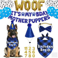 JOTFA dog birthday banner for festive photos and backdrop