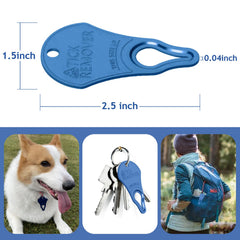 JOTOVO tick remover tool portable-daily-use fits in backpacks for on-the-go removal.