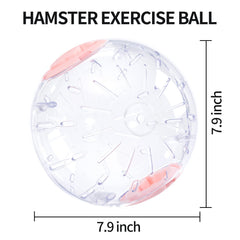 JOUSONTY transparent main body lets you watch your hamster during exercise.