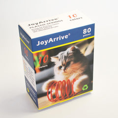 JoyArrive durable cat toy springs resist biting and chewing for long lasting indoor entertainment.