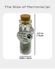 Joybloks heart-ornaments-dog-paw detail adds a personal memorial touch.