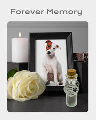 Joybloks paw-print-engravement with charm offers a heartfelt tribute.