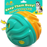 JoyBruko dog ball giggle squeak entices dogs for indoor play.