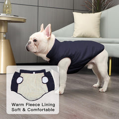 JoyDaog fleece lined small dog coat offers soft warmth