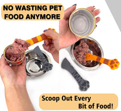 Joyinjojo lever-action can opener spoon speeds lid removal without nails strain.
