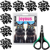 joyous black cat nail caps pack for at home safe paw care