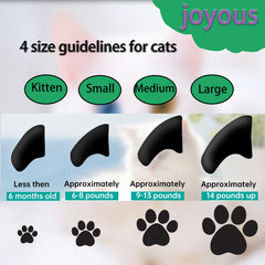 joyous cat nail clipper set with ergonomic grip for precise trimming