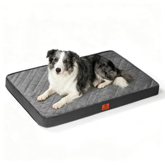 JoyPetto Cozy Dog Bed egg crate foam top provides balanced support during rest.