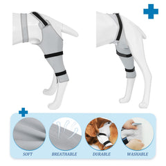 Joypig dog sleeve open design enables potty access without hindrance