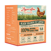 Joyprotyn 5lb BSFL dried larvae bag front showing premium poultry feed