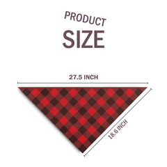 Joyriza 2-pack Christmas dog bandanas ideal as a ready-to-gift stocking stuffer