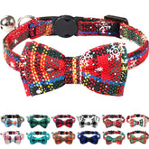 Joytale Christmas cat collar bells closeup for festive safety during holiday photos