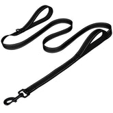 Joytale dog leash heavy duty double handle closeup demonstrates secure control during walks