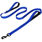 Joytale heavy-duty dog leash traffic control close-up, dual handles for crowd-free passing.